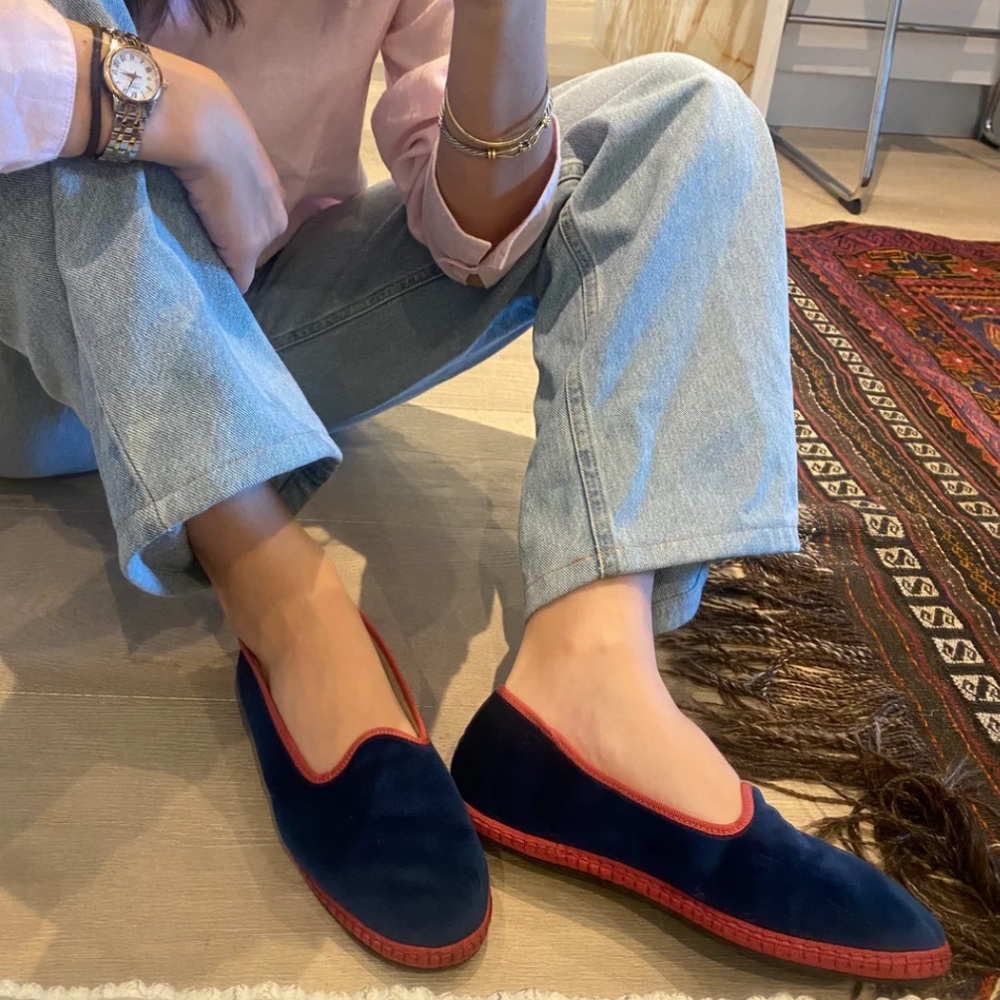 Blue Friulane shoes